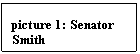 Text Box: picture 27: Senator Smith