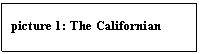 Text Box: picture 20: The Californian