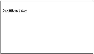 Text Box: Das Silicon Valley

